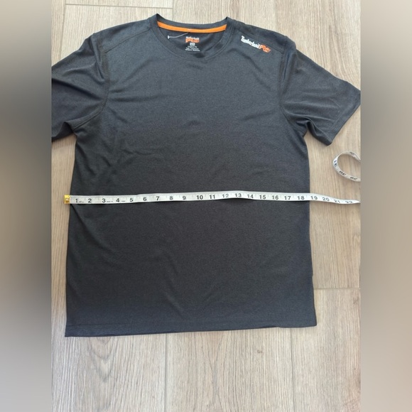 Timberland Gray Short Sleeve Tee Athletic Casual 🧡 - Picture 3 of 7